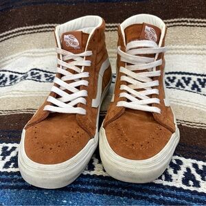 Vans unisex suede high tops skate surf sneakers lace up